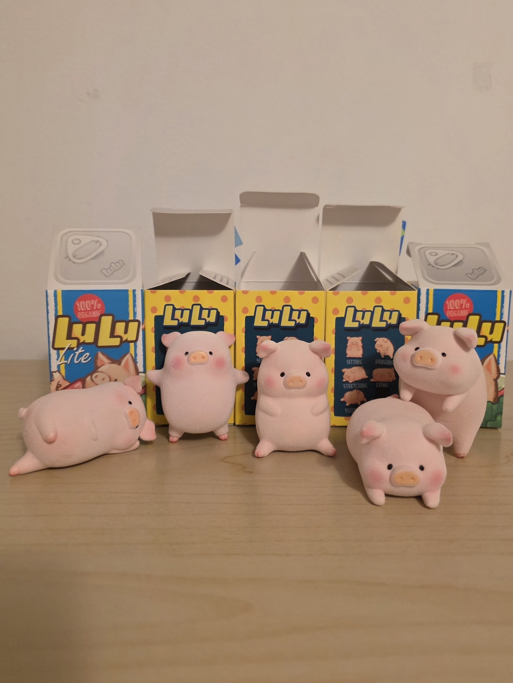 RETIRED - LuLu The Piggy Lite Original Series by Cici's Story - FULL Set 5 ea.